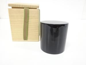 漆塗り　中次棗